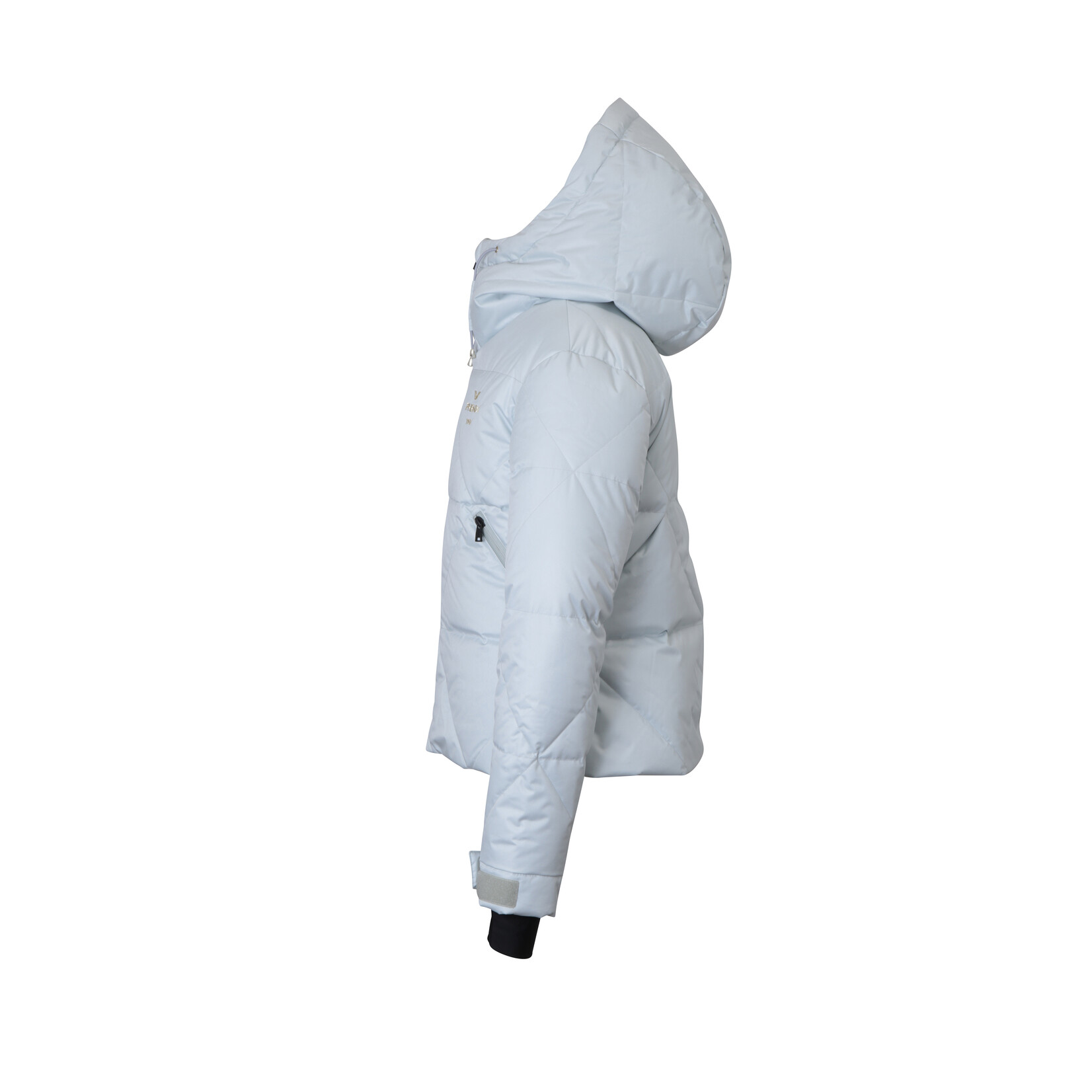GRACE Diamond Quilted Jacket Pale Blue