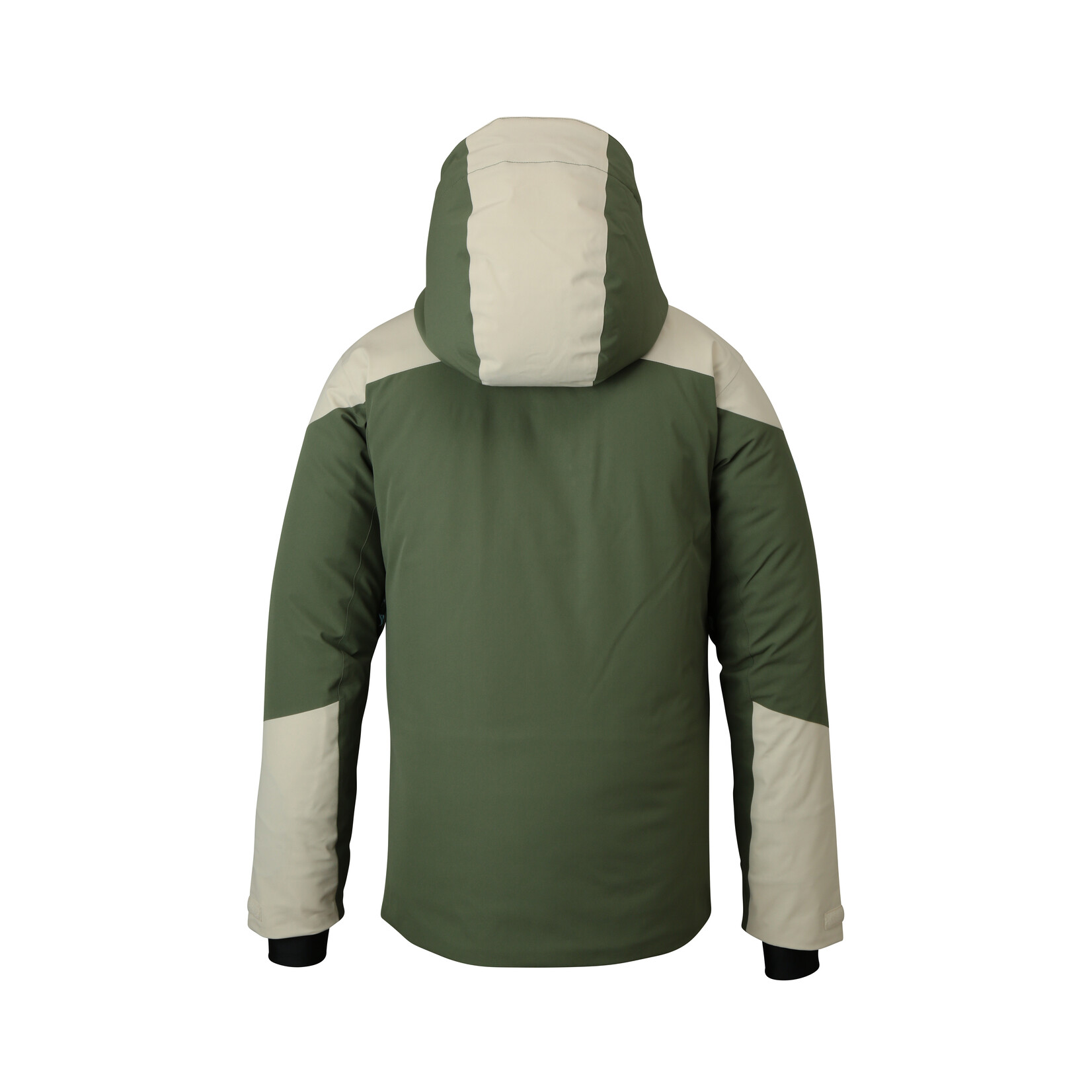 Color Combination Jacket Khaki