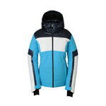 Shiny Accent Active Jacket Aqua Blue