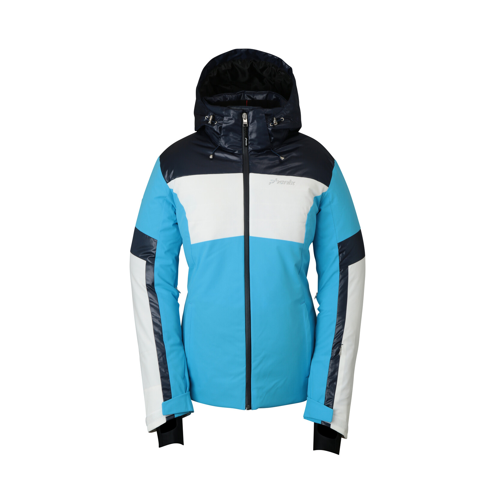 Shiny Accent Active Jacket Aqua Blue