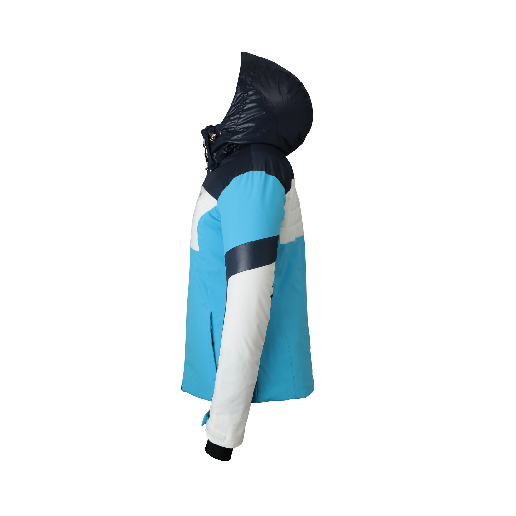 Shiny Accent Active Jacket Aqua Blue