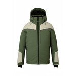 Color Combination Jacket Khaki