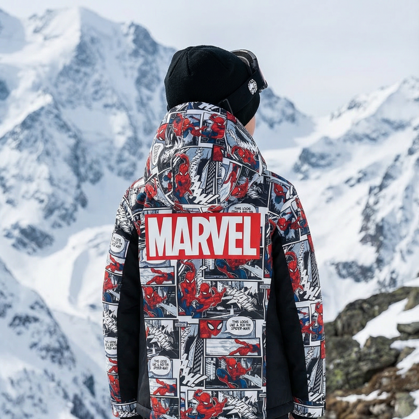 Suku Suku Marvel white red