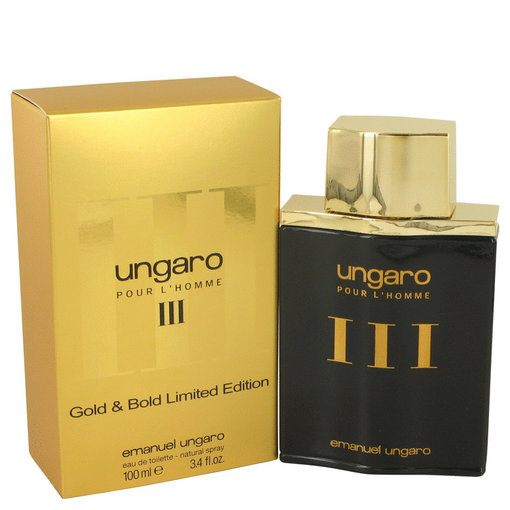 Ungaro UNGARO III by Ungaro 100 ml - Eau De Toilette spray (Gold & Bold Limited Edition)