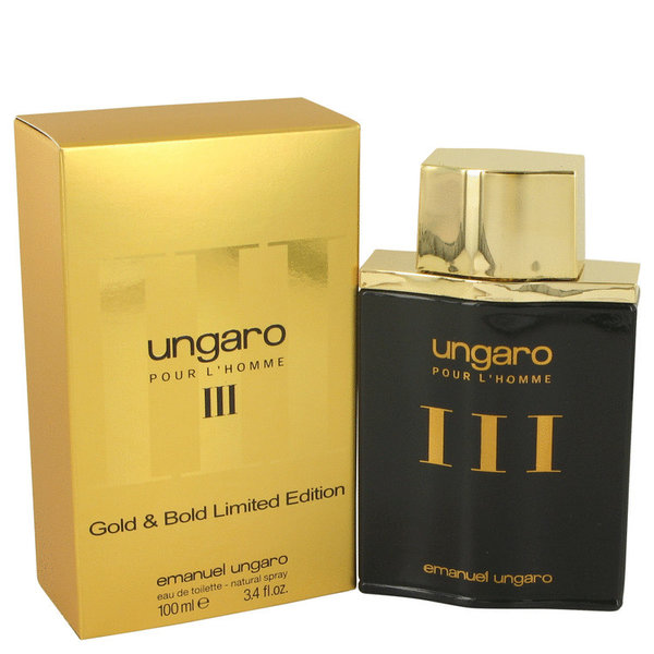 UNGARO III by Ungaro 100 ml - Eau De Toilette spray (Gold & Bold Limited Edition)