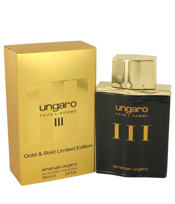 Ungaro UNGARO III by Ungaro 100 ml - Eau De Toilette spray (Gold & Bold Limited Edition)