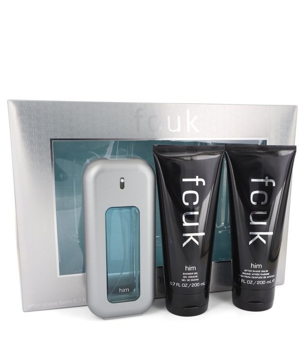 French Connection FCUK by French Connection   - Gift Set - 100 ml Eau De Toilette Spray + 200 ml After Shave Balm + 200 ml Shower Gel