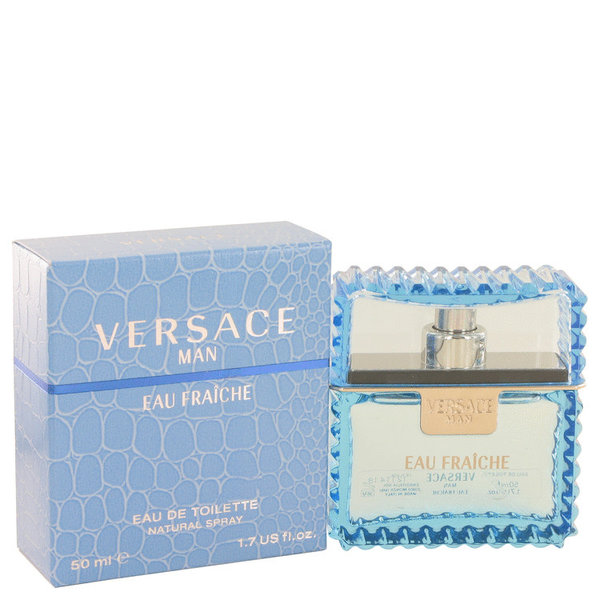 Versace Man by Versace 50 ml - Eau Fraiche Eau De Toilette Spray (Blue)