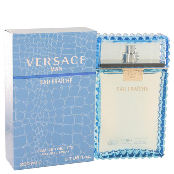 Versace Man by Versace 200 ml - Eau Fraiche Eau De Toilette Spray (Blue)