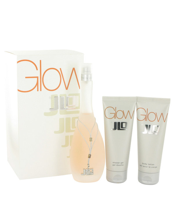 Jennifer Lopez Glow by Jennifer Lopez   - Gift Set - 100 ml Eau De Toilette Spray + 70 ml Body Lotion + 70 ml Shower Gel