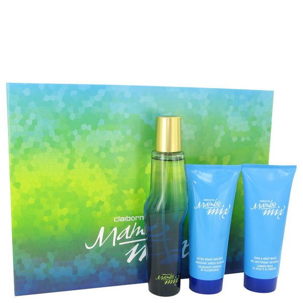 Mambo Mix by Liz Claiborne   - Gift Set - 100 ml Eau De Cologne Spray + 100 ml After Shave Soother + 100 ml Shower Gel