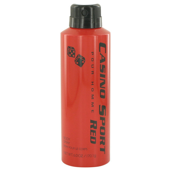 Casino Sport Red by Casino Perfumes 177 ml - Body Spray (No Cap)