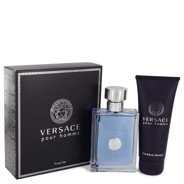 Versace Pour Homme by Versace   - Gift Set - 100 ml Eau De Toilette Spray + 100 ml Shower Gel