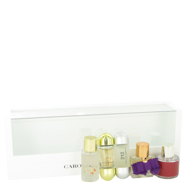CH Carolina Herrera by Carolina Herrera   - Gift Set - Mini Set includes 212, 212 VIP, CH, CH Eau De Parfum Sublime, and CH L'eau in beautiful gift box.