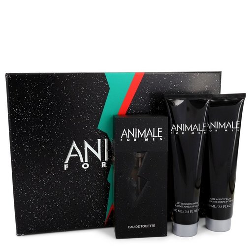 Animale ANIMALE by Animale   - Gift Set - 100 ml Eau De Toilette Spray + 100 ml After Shave Balm + 100 ml Body Wash