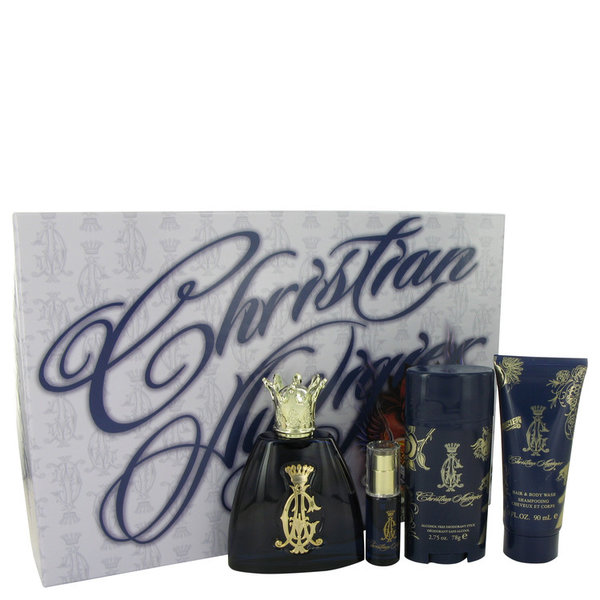 Christian Audigier by Christian Audigier   - Gift Set - 100 ml Eau De Toilette Spray + 10 ml MIN EDT + 90 ml Body Wash + 2.75 Deodorant Stick