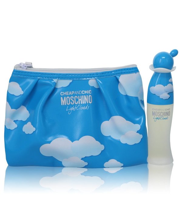 Moschino Cheap & Chic Light Clouds by Moschino   - Gift Set - 50 ml Eau De Toilette Spray with Free Cosmetic Pouch