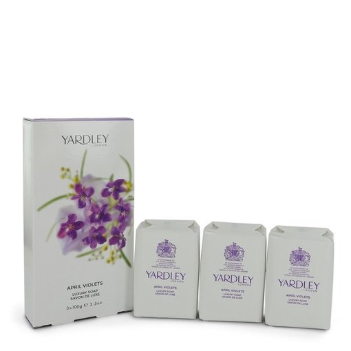 Yardley London April Violets by Yardley London 104 ml - 3 x 100 ml Soap