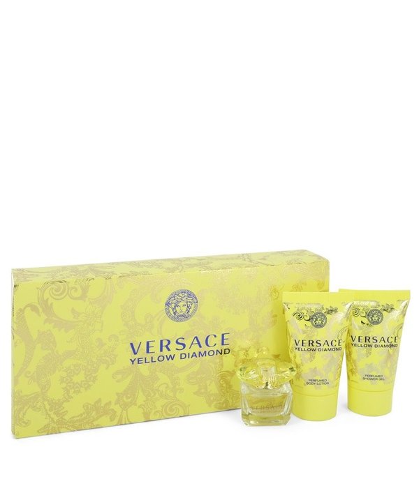 Versace Versace Yellow Diamond by Versace   - Gift Set - 10 ml Mini EDP + 20 ml Body Lotion + 20 ml Shower Gel