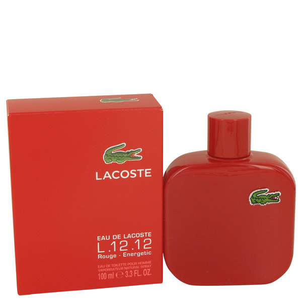 Lacoste Eau De Lacoste L.12.12 Rouge by Lacoste 100 ml - Eau De Toilette Spray