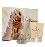 Rihanna Nude by Rihanna by Rihanna   - Gift Set - 100 ml Eau De Parfum Spray + 90 ml Body Lotion + 90 ml Shower Gel + .390 ml Mini EDP Spray