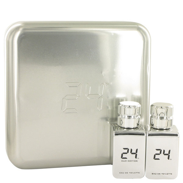 24 Platinum The Fragrance by ScentStory   - Gift Set - 24 Platinum 50 ml Eau De Toilette Spray + 24 Platinum Oud 50 ml Eau De Toilette Spray