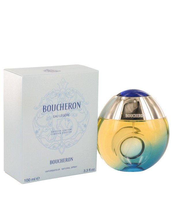 Boucheron Boucheron Eau Legere by Boucheron 100 ml - Eau De Toilette Spray (Blue Bottle, Bergamote, Genet, Narcisse, Musc)
