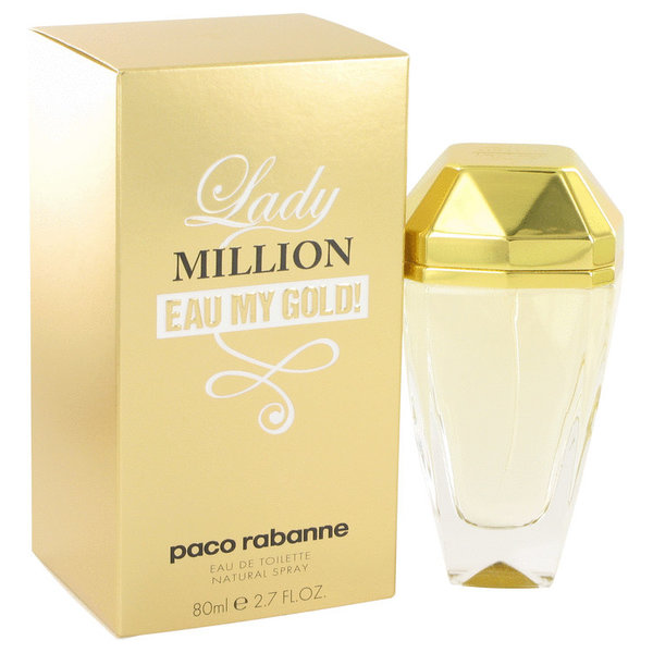 Lady Million Eau My Gold by Paco Rabanne 80 ml - Eau De Toilette Spray