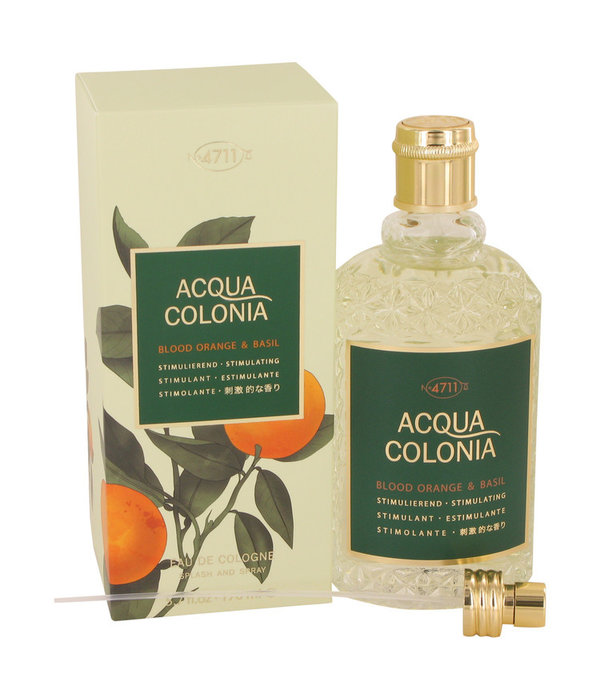 4711 4711 Acqua Colonia Blood Orange & Basil by 4711 169 ml - Eau De Cologne Spray (Unisex)