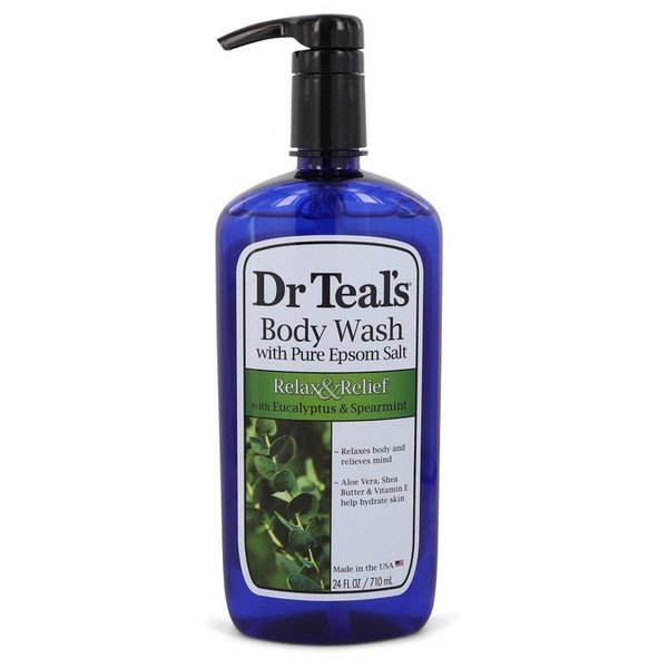 Dr Teal's Body Wash With Pure Epsom Salt by Dr Teal's 710 ml - Relax & Relief Body Wash with Eucalyptus & Spearmint