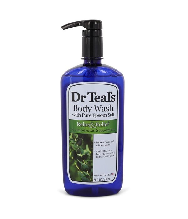 Dr Teal's Dr Teal's Body Wash With Pure Epsom Salt by Dr Teal's 710 ml - Relax & Relief Body Wash with Eucalyptus & Spearmint