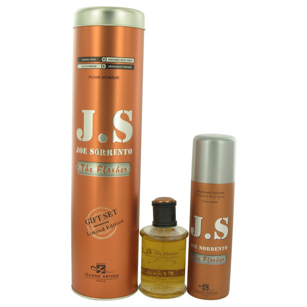 Joe Sorrento The Flasher by Joe Sorrento   - Gift Set - 100 ml Eau De Parfum Spray + 200 ml Body Spray