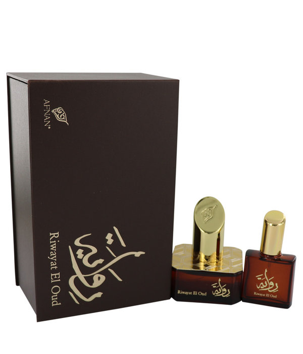 Afnan Riwayat El Oud by Afnan 50 ml - Eau De Parfum Spray + Free 20 ml Travel EDP Spray