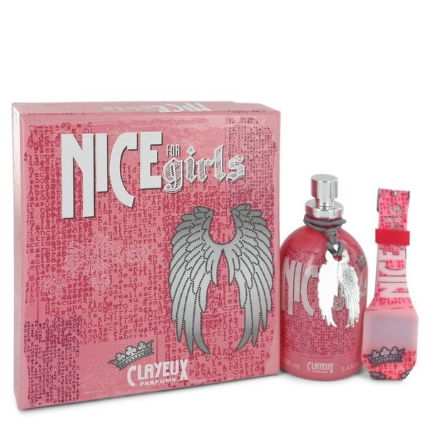 Nice for Girls by Clayeux Parfums 100 ml - Eau De Toilette Spray + Free Watch