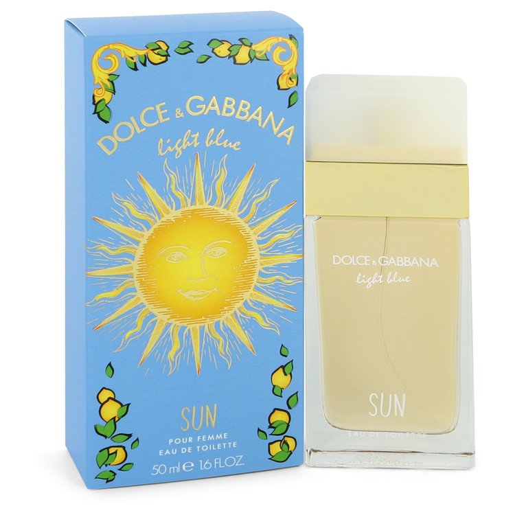 Dolce \u0026 Gabbana Light Blue Sun by Dolce \u0026 Gabbana 50 ml - Eau De Toilette  Spray - Kadotip.eu