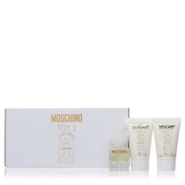 Moschino Toy 2 by Moschino   - Gift Set - 10 ml Mini EDP Spray + 20 ml Body Lotion + 20 ml Shower Gel