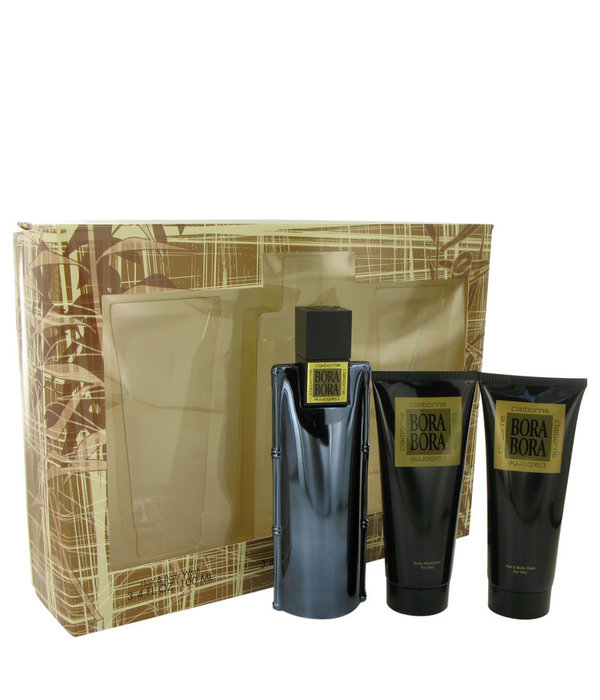 Liz Claiborne Bora Bora by Liz Claiborne   - Gift Set - 100 ml Cologne Spray + 100 ml Body Moisturizer + 100 ml  Hair & Body Wash