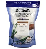 Dr Teal's Dr Teal's Ultra Moisturizing Bath Bombs by Dr Teal's 50 ml - Five (5) 50 ml Moisture Rejuvinating Bath Bombs with Coconut oil, Essential Oils, Jojoba Oil, Sunfower Oil (Unisex)