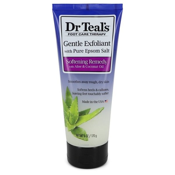 Dr Teal's Gentle Exfoliant With Pure Epson Salt by Dr Teal's 177 ml - Gentle Exfoliant with Pure Epsom Salt Softening Remedy with Aloe & Coconut Oil (Unisex)