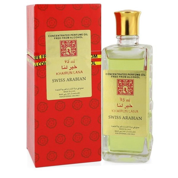 Khairun Lana by Swiss Arabian 95 ml - Concentrated Perfume Oil Free From Alcohol (Unisex)