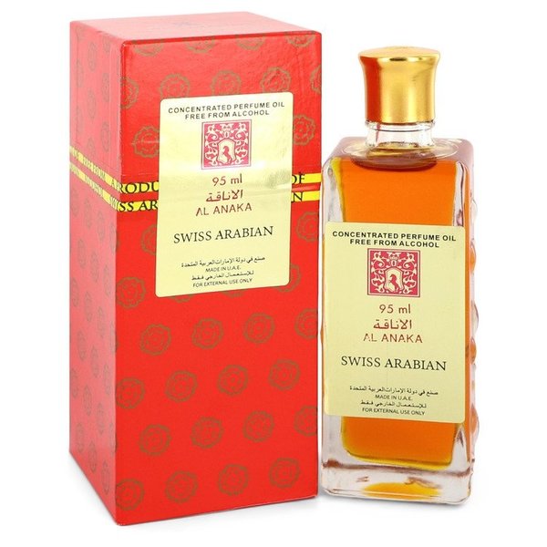 Al Anaka by Swiss Arabian 95 ml - Concentrated Perfume Oil Free From Alcohol (Unisex)