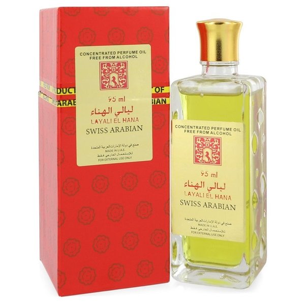 Layali El Hana by Swiss Arabian 95 ml - Concentrated Perfume Oil Free From Alcohol (Unisex)