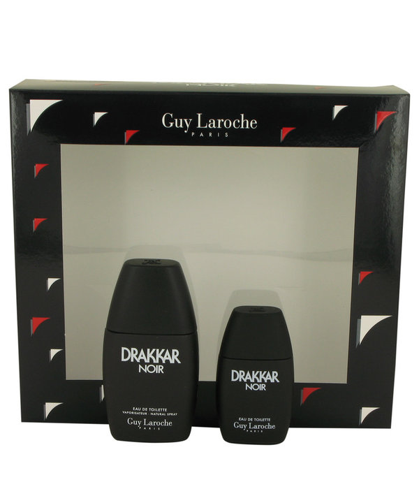Guy Laroche DRAKKAR NOIR by Guy Laroche   - Gift Set - 30 ml Eau De Toilette Spray + 10 ml Mini EDT