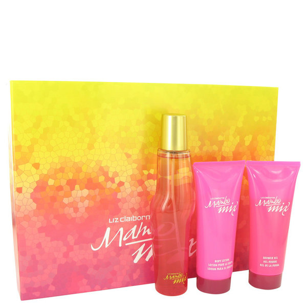 Mambo Mix by Liz Claiborne   - Gift Set - 100 ml Eau De Parfum Spray + 100 ml Body Lotion + 100 ml Shower Gel