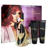 Rihanna Reb'l Fleur by Rihanna   - Gift Set - 100 ml Eau De Parfum Spray + 90 ml Body Lotion + 90 ml Shower Gel + 10 ml Mini EDP Spray