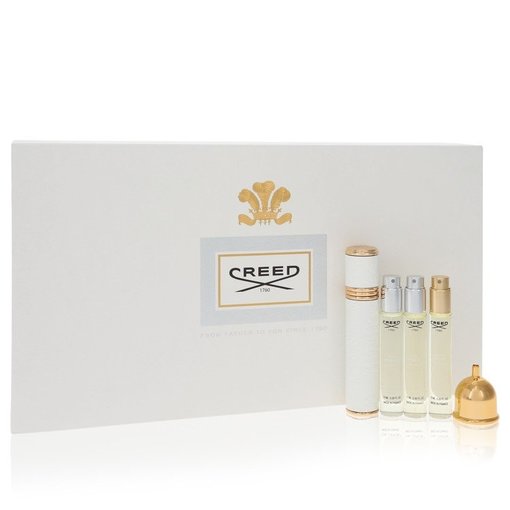 Creed Acqua Fiorentina by Creed   - Gift Set - 10 ml Mini EDP Spray in Acqua Fiorentina + 10 ml Mini EDP Spray in Aventus for Her + 10 ml Mini EDP Spray in Love in White