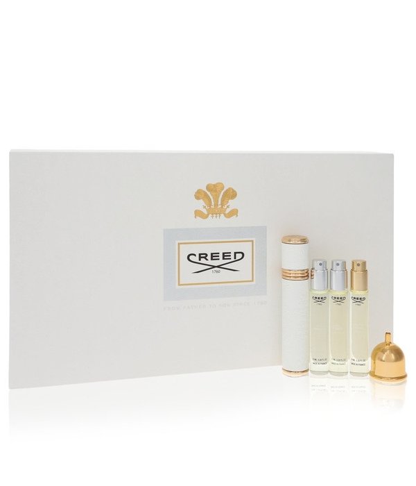 Creed Acqua Fiorentina by Creed   - Gift Set - Women's Travel Atomizer Coffret includes Acqua Fiorentina, Aventus for Her, Love in White, all in 10 ml Mini EDP Sprays