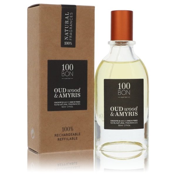 100 Bon Oud Wood & Amyris by 100 Bon 50 ml - Concentree De Parfum Spray (Unisex Refillable)