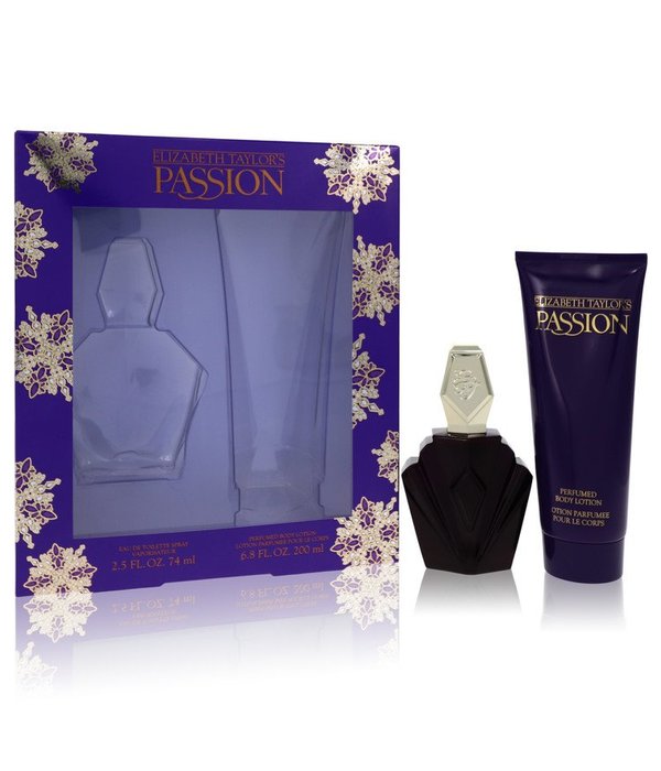 Elizabeth Taylor PASSION by Elizabeth Taylor   - Gift Set - 70 ml Eau De Toilette Spray + 200 ml Body Lotion