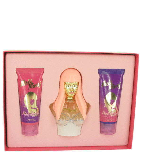 Nicki Minaj Pink Friday by Nicki Minaj   - Gift Set - 100 ml Eau De Parfum Spray + 100 ml Body Lotion + 100 ml Shower Gel